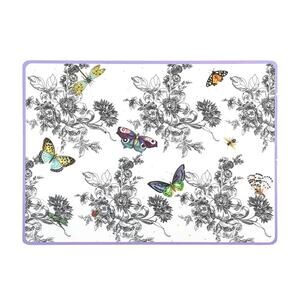 Brand New MacKenzie Childs Butterfly Toile Cork Back Placemats Set of 4